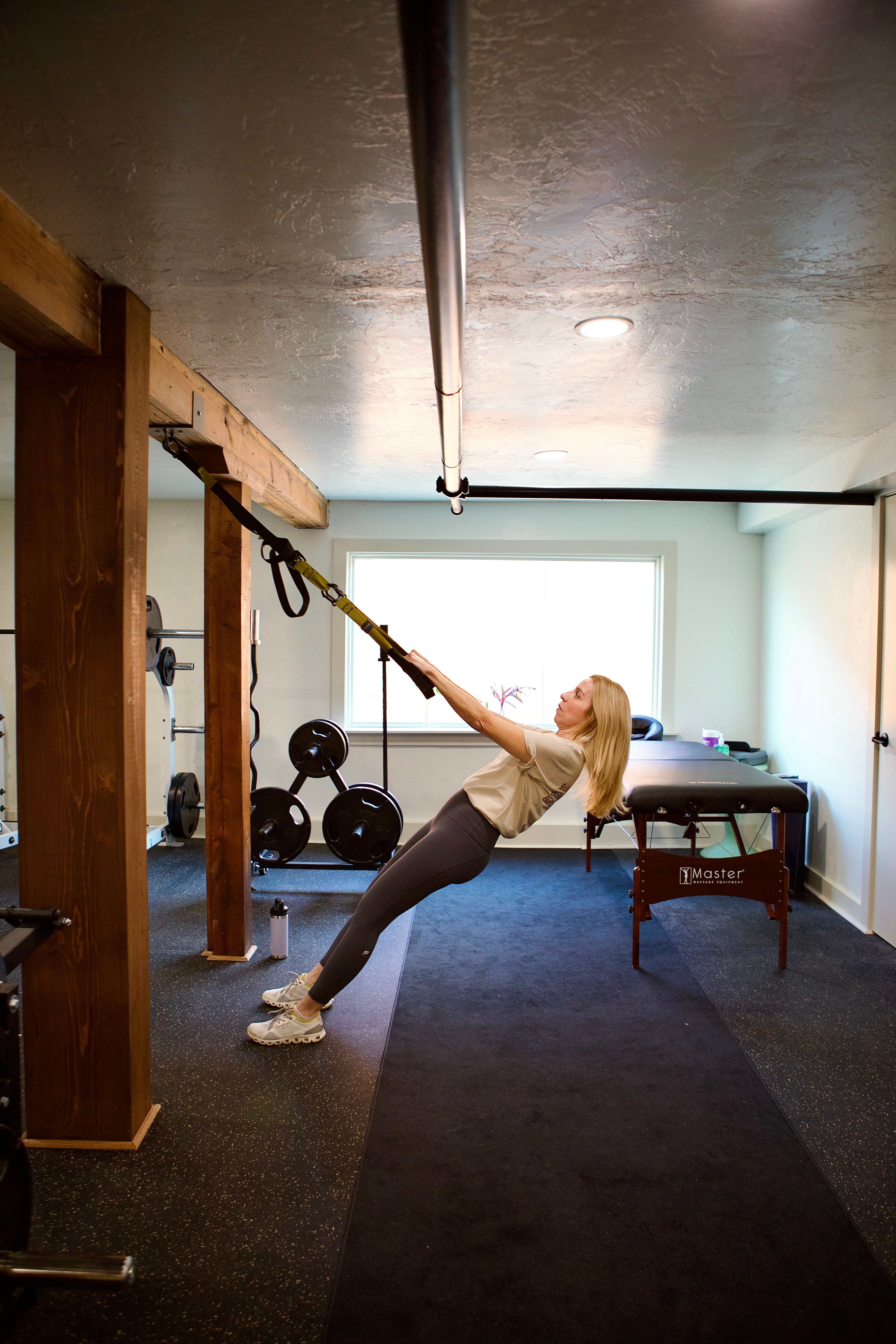 One-on-one TRX suspension training at Ketch Wellness